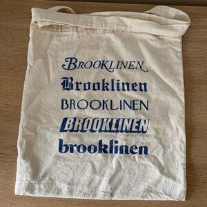 Brooklinen Tote Cotton Canvas Bag in Natural Shopping Travel Eco Reusable